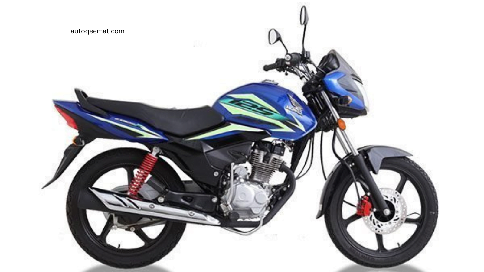 Honda cb125f 2024 blue color