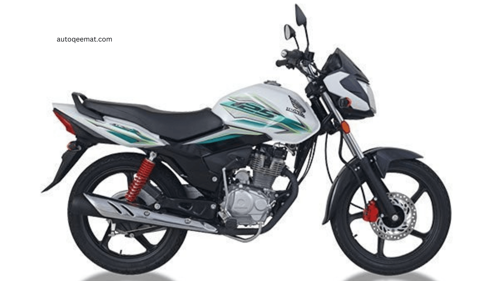 Honda cb125f 2024 white color