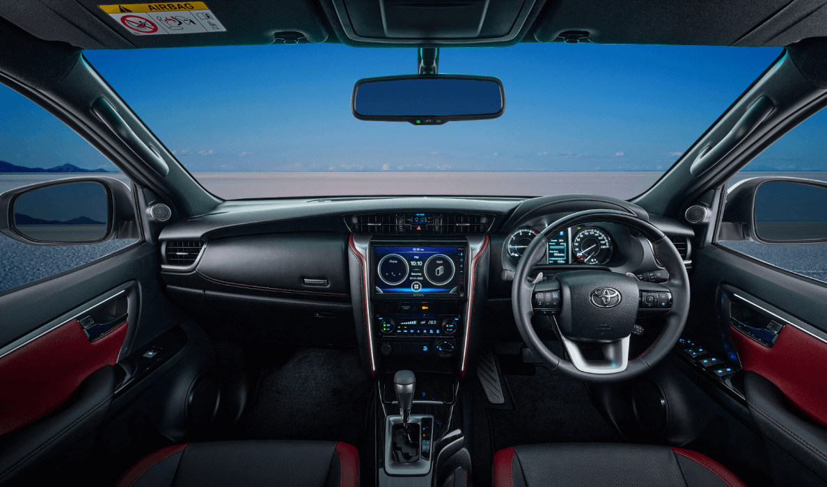 The Toyota Fortuner 2024 interior